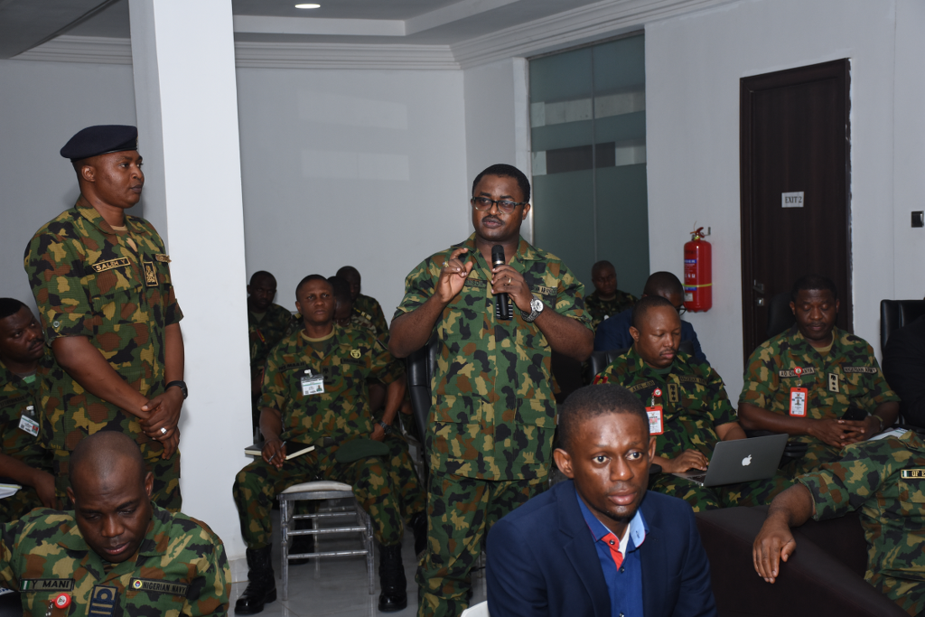 Army War College Nigeria (Course 7) Visit DRDB